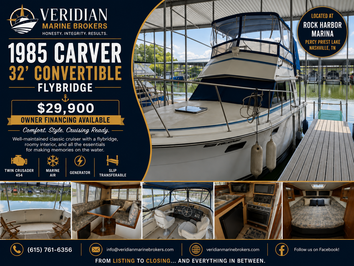 1985 Carver 32 Convertible